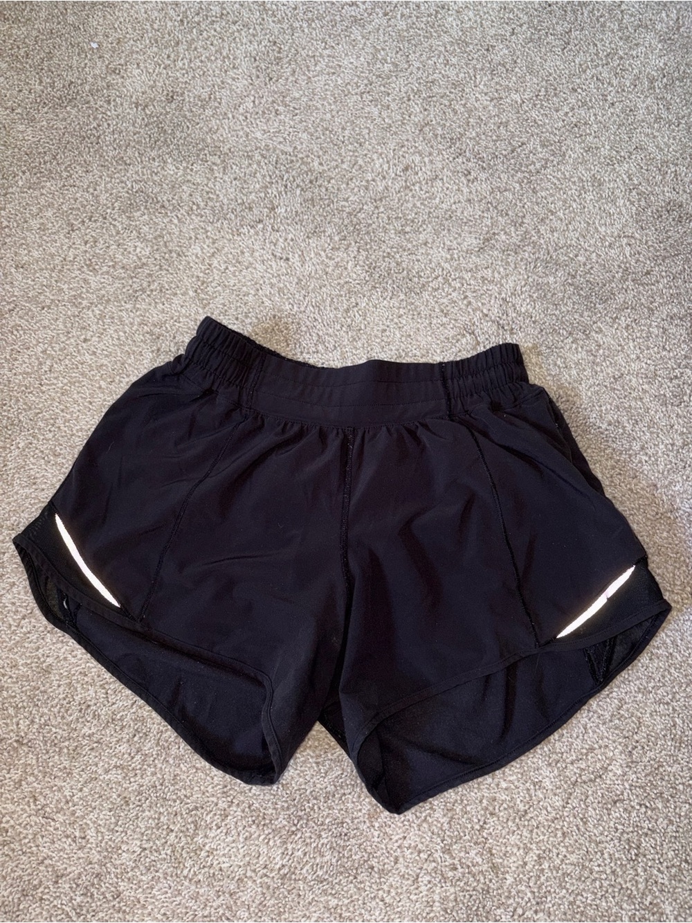 Lululemon Black Hottyy Hot Shorts